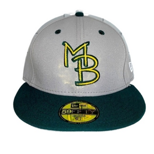 Myrtle Beach Penguins minor league baseball hat. 6-7/8. Grey, green, yellow.NWOT